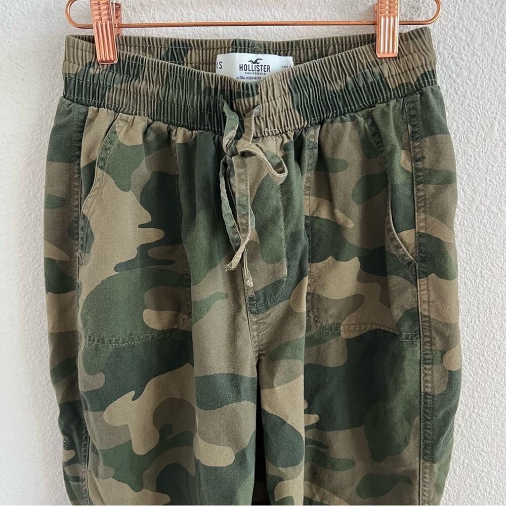 Hollister Camo Jogger Elastic Waist XS - Picture 4 of 10
